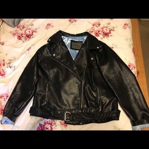 Modcloth Plus Faux Leather Jacket